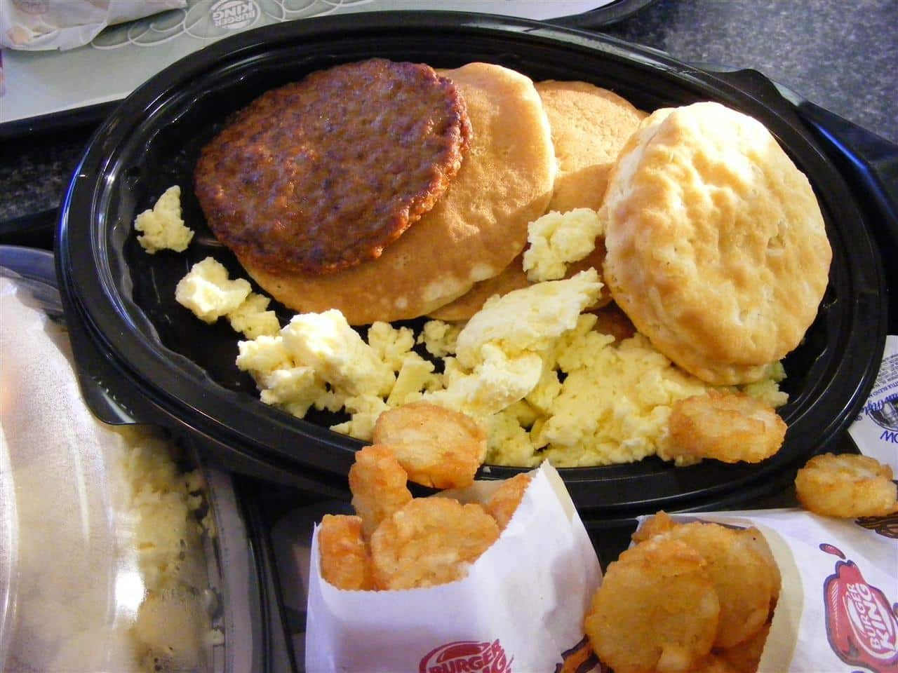 Burger King platter