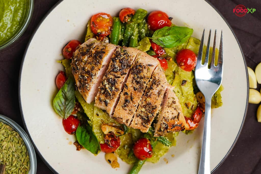 Delicious Jamie Oliver Pesto Chicken Pasta