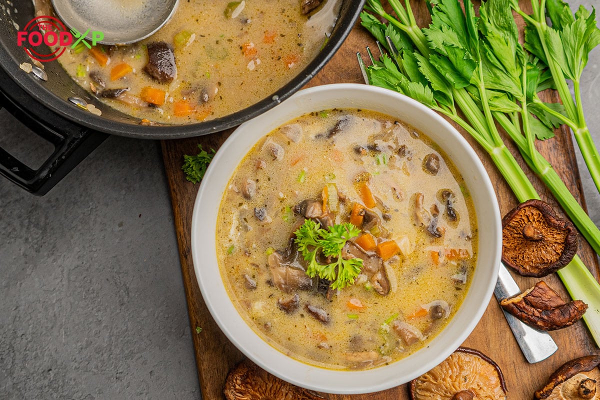 Gordon Ramsay Style Mushroom Soup