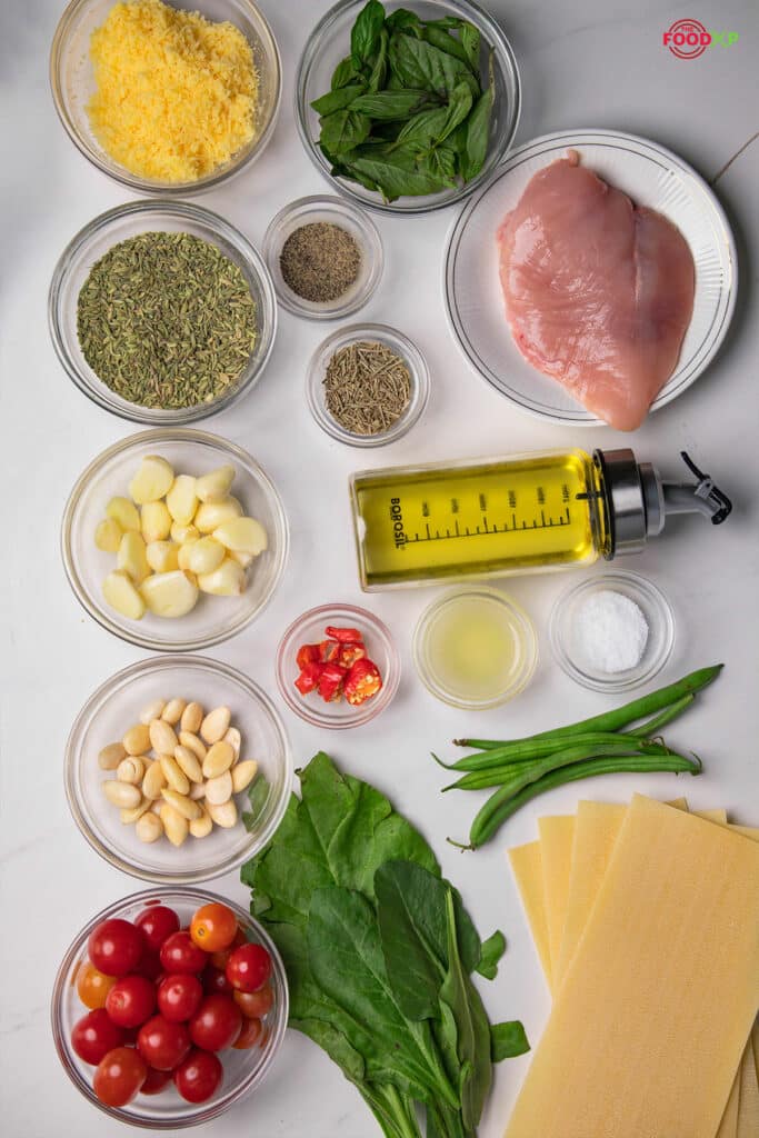 Jamie Oliver Pesto Chicken Pasta Ingredients