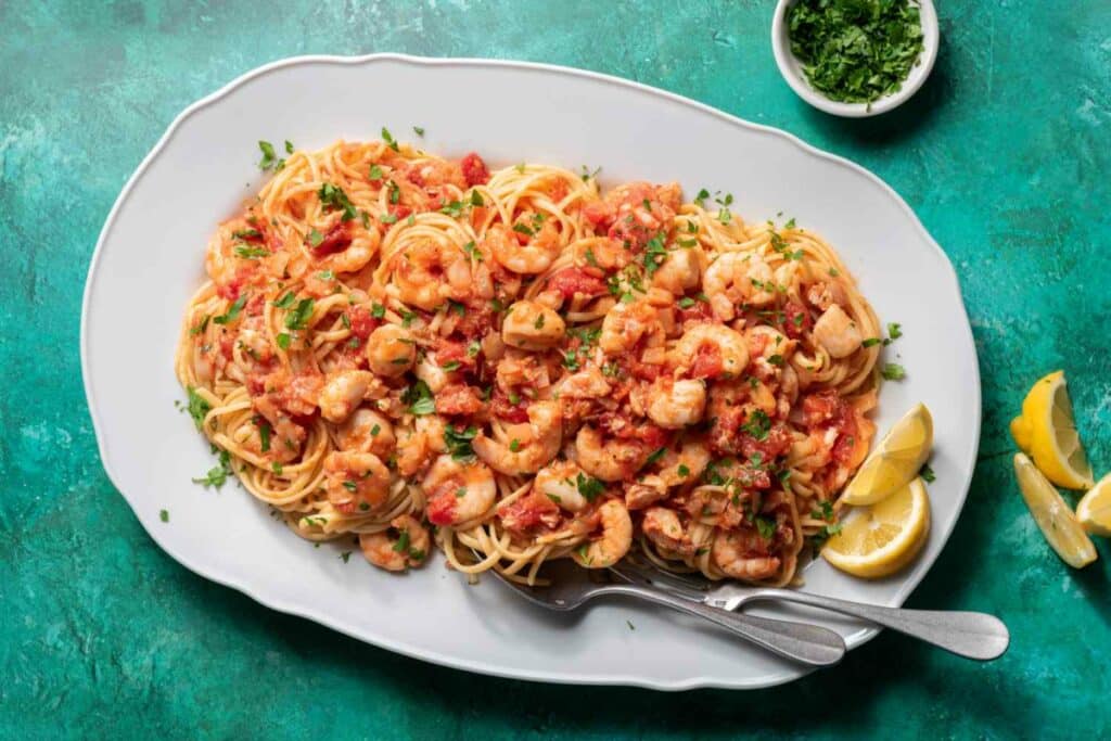 Jamie Oliver Seafood Linguine