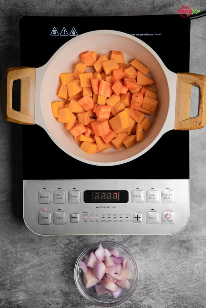 Paula Deen Butternut Squash Soup Step 3