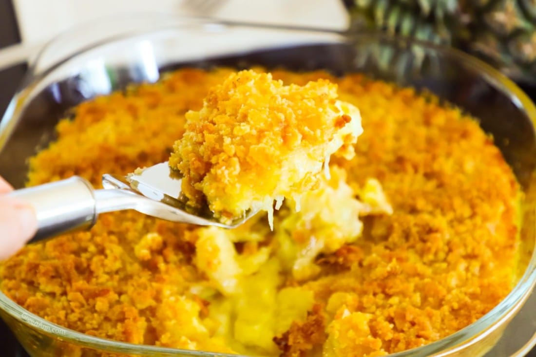 Take A Bite Of Pineapple Casserole