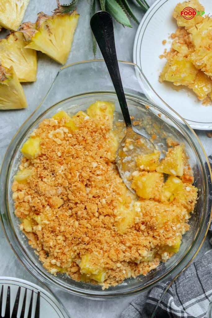 Pineapple Casserole In Chef Style