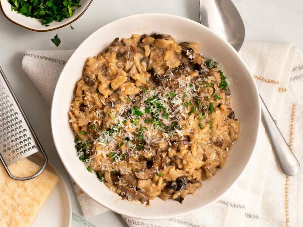 Recipe of Jamie Oliver Mushroom Risotto