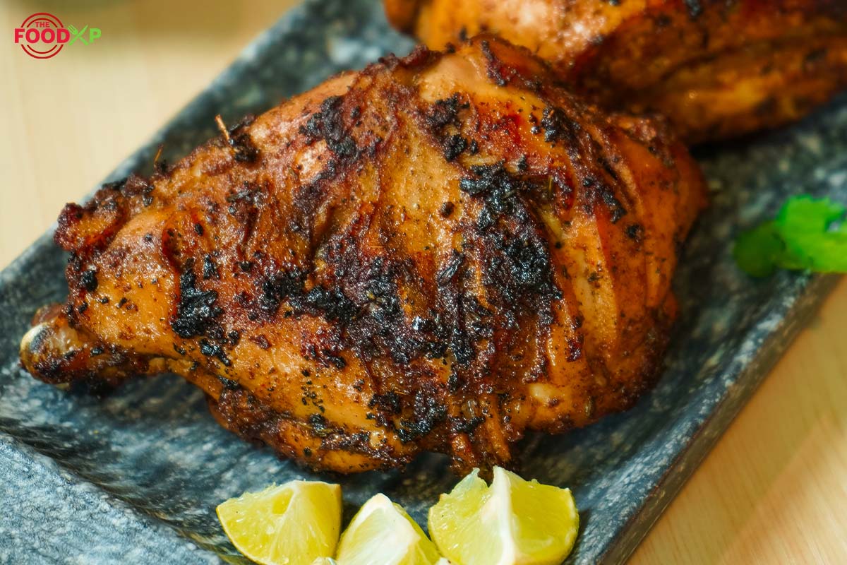 Serving Gordon Ramsay Peruvian Chicken