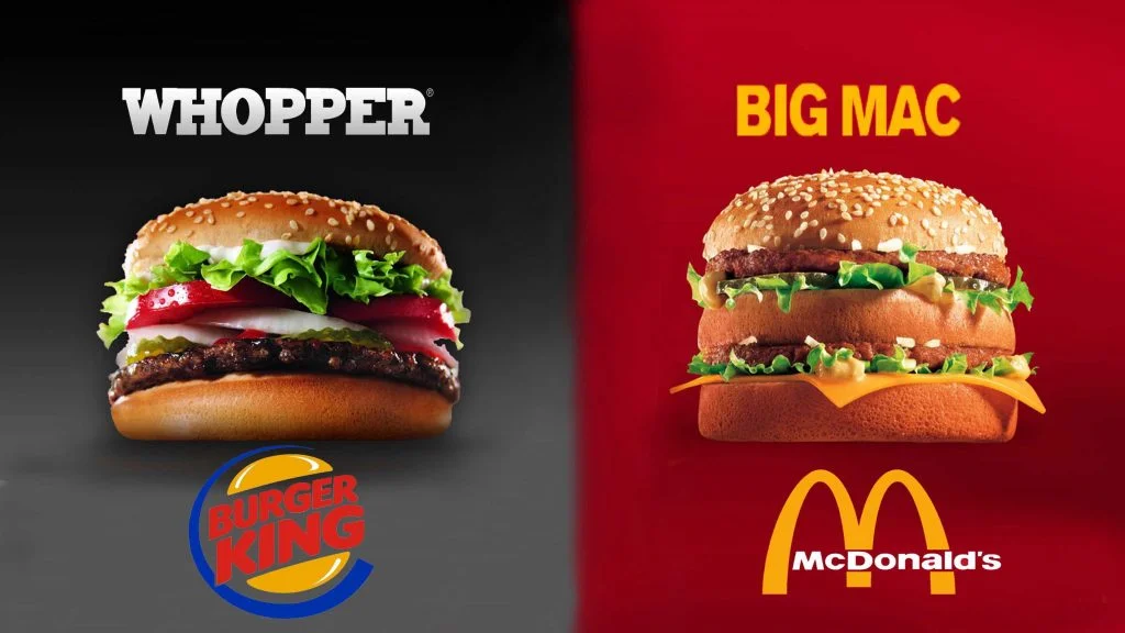 McDonald's and Burger King Logo