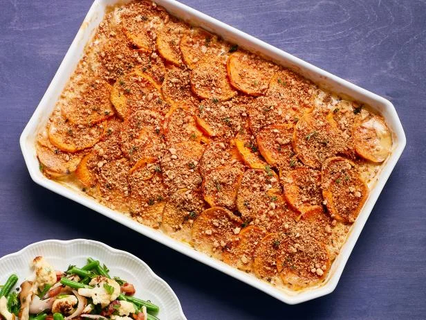 Baked Sweet Potato Gratin