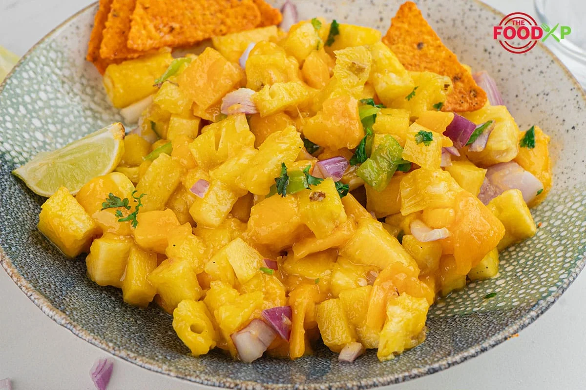 Easy Mango Pineapple Salsa Recipe