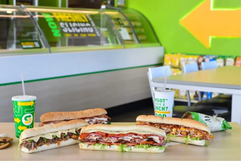 Subway Menu